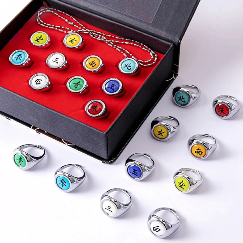 Naruto Akatsuki Rings Box Set – Ninja Chainz