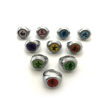 Naruto Akatsuki Rings Box Set