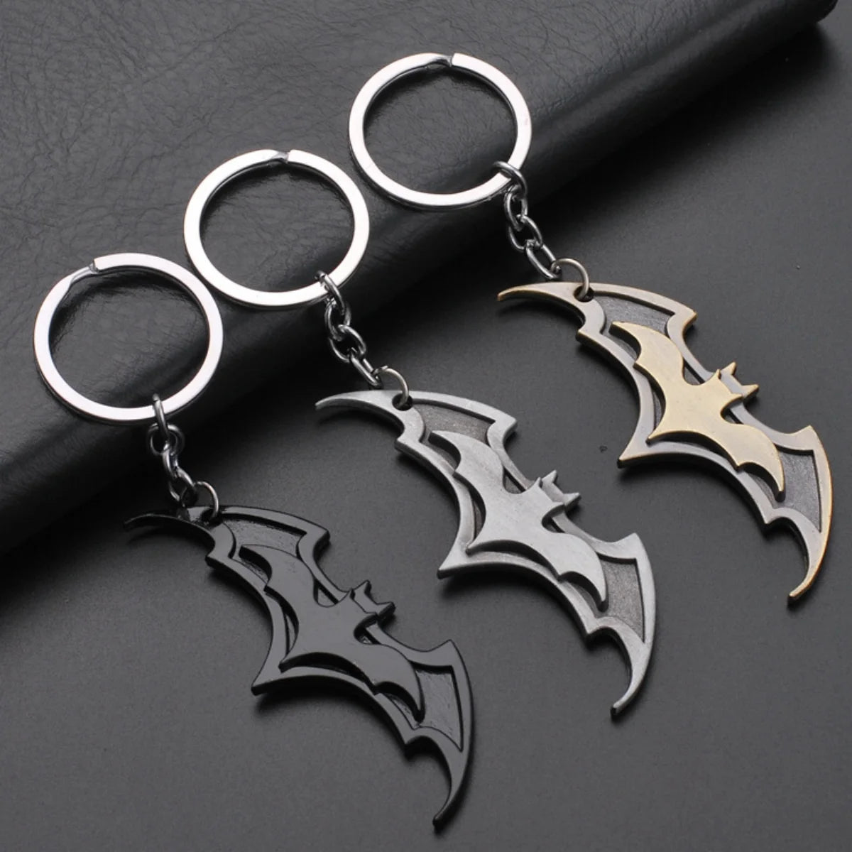 Batman Bat Logo Keychain