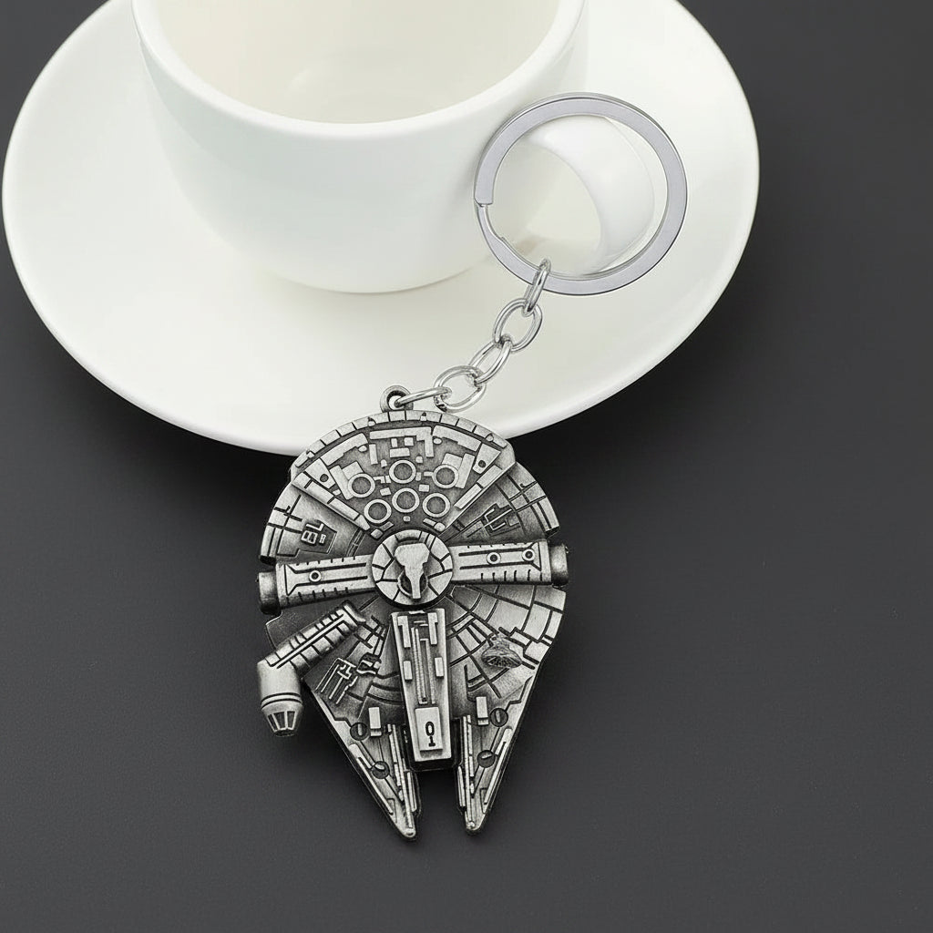 Star Wars Millennium Falcon Spaceship Keychain