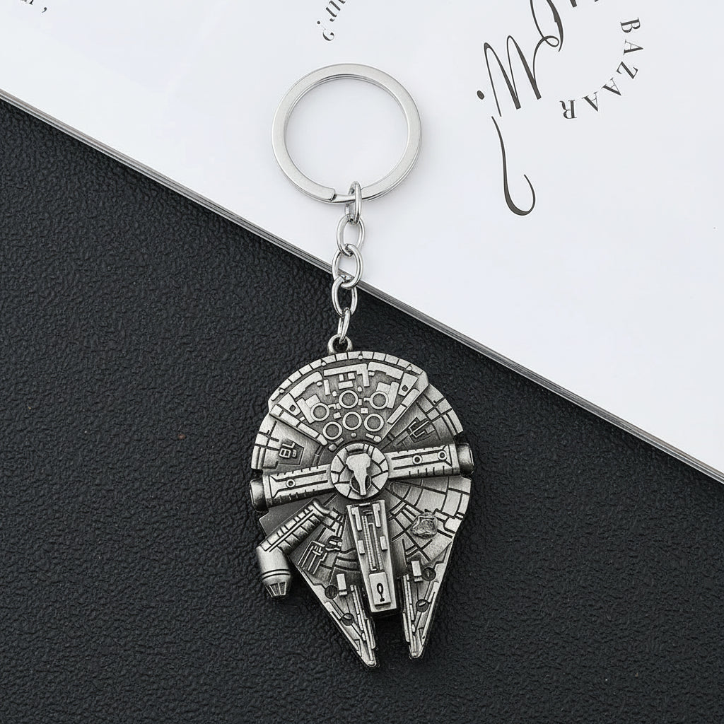 Star Wars Millennium Falcon Spaceship Keychain